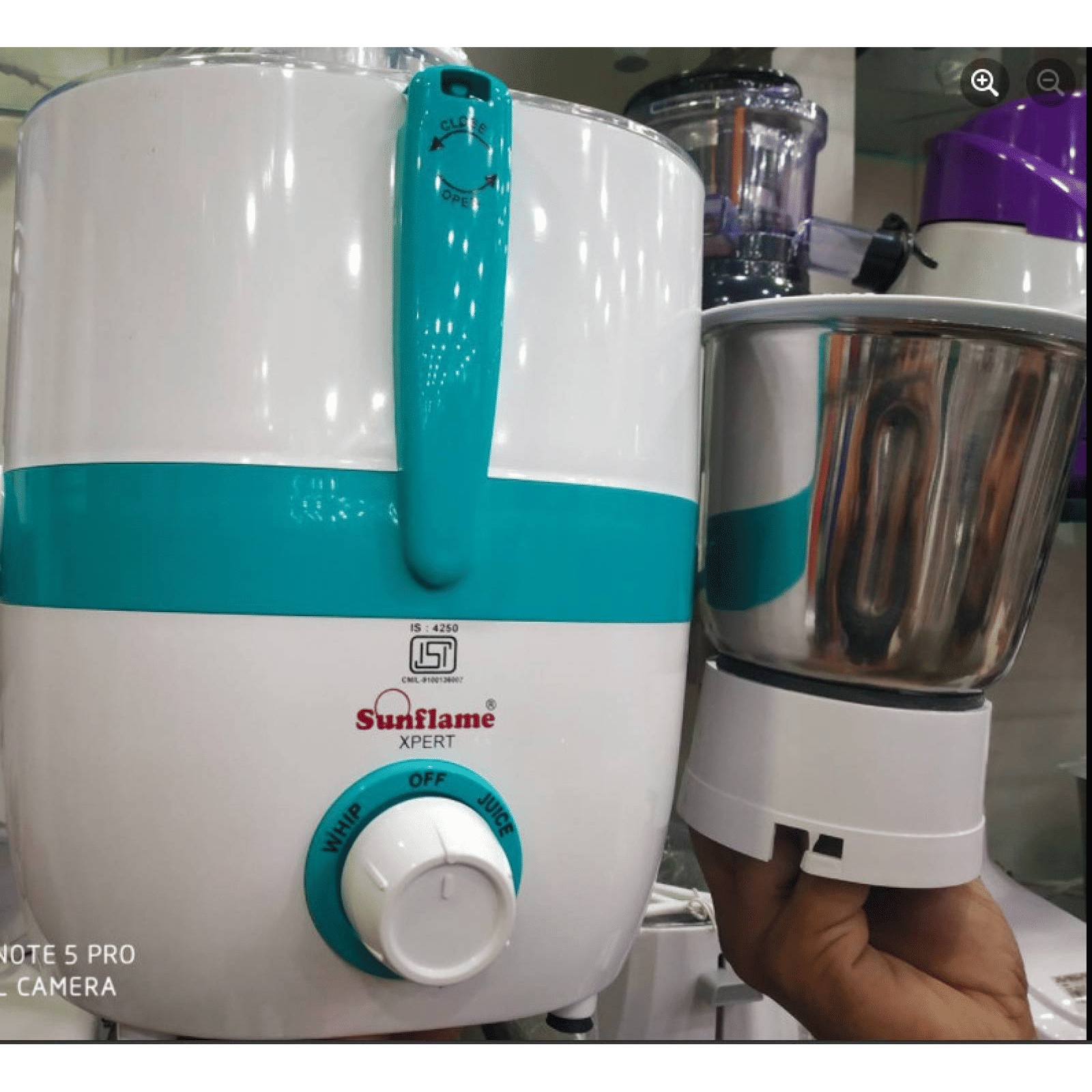 Buy Sunflame Xpert 500 Watt 2 Jars Juicer Mixer Grinder (3 Speed